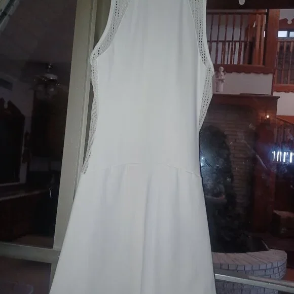 Women's Short Summer Dress XS White - Picture 3 of 5